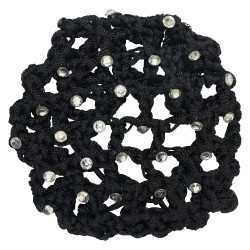 Rede para cabelo com strass Imperial Riding Preto