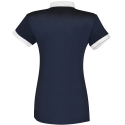 Polo Diamantina feminino de mangas curtas Flags & Cup Polo Diamantina feminino de mangas curtas Flags & Cup