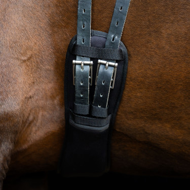 Cilha de dressage Imperial Riding com memória de forma Preto