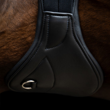 Cilha de dressage Imperial Riding anatómica com fivelas de rolete Preto