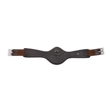 Cinchão de salto Imperial Riding anatómico com fivelas de rolete Castanho escuro Cinchão de salto Imperial Riding anatómico com fivelas de rolete Castanho escuro