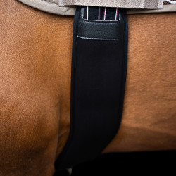Cilha de salto Imperial Riding Basic anatómica em neoprene Preto