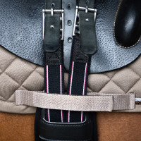 Cilha de salto Imperial Riding Basic anatómica em neoprene Preto Cilha de salto Imperial Riding Basic anatómica em neoprene Preto