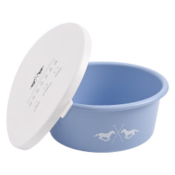 Balde Comedouro HV Polo Nena 6L Azul-pó