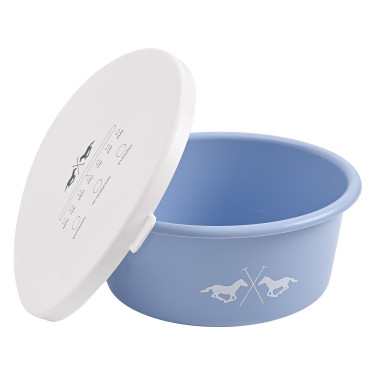 Balde Comedouro HV Polo Nena 6L Azul-pó