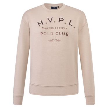 Sweatshirt HV Polo Janice mulher Champanhe Bege Sweatshirt HV Polo Janice mulher Champanhe Bege