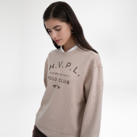 Sweatshirt HV Polo Janice mulher Champanhe Bege Sweatshirt HV Polo Janice mulher Champanhe Bege