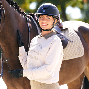 Sweat Imperial Riding Joyce verão mulher Cinza / areia Cinzento