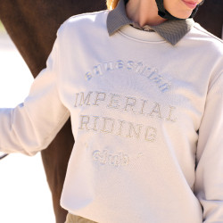 Sweat Imperial Riding Joyce verão mulher Cinza / areia Cinzento