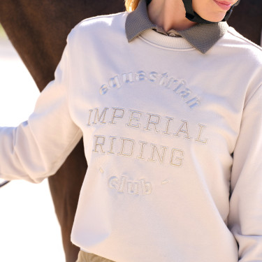 Sweat Imperial Riding Joyce verão mulher Cinza / areia Cinzento