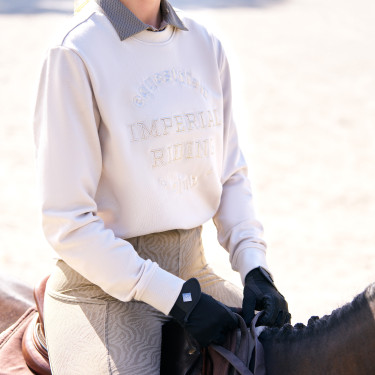Sweat Imperial Riding Joyce verão mulher Cinza / areia Cinzento