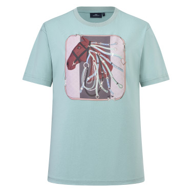 T-shirt de manga curta HV Polo Jutta mulher Céu aqua