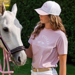 T-shirt de manga curta HV Polo Natalie mulher Rosa bonita
