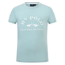 T-shirt de mangas curtas HV Polo Natalie Kids Céu aqua