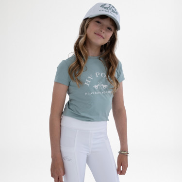 T-shirt de mangas curtas HV Polo Natalie Kids Céu aqua