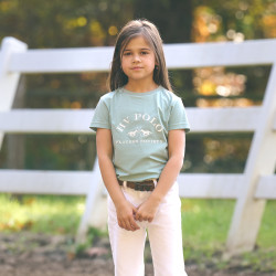 T-shirt de mangas curtas HV Polo Natalie Kids Céu aqua