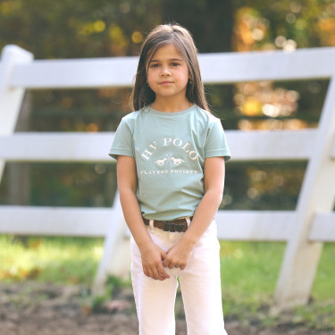 T-shirt de mangas curtas HV Polo Natalie Kids Céu aqua