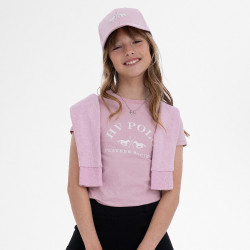 T-shirt de mangas curtas HV Polo Natalie Kids Rosa bonita