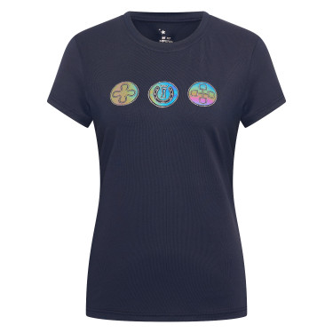T-shirt de manga curta Imperial Riding Holographics mulher Marinho Azul-marinho