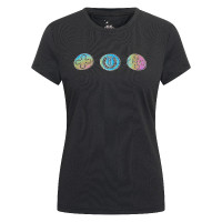 T-shirt de manga curta Imperial Riding Holographics mulher Preto T-shirt de manga curta Imperial Riding Holographics mulher Preto