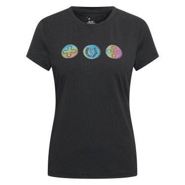 T-shirt de manga curta Imperial Riding Holographics mulher Preto T-shirt de manga curta Imperial Riding Holographics mulher Preto