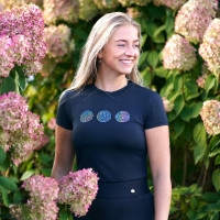 T-shirt de manga curta Imperial Riding Holographics mulher Marinho Azul-marinho T-shirt de manga curta Imperial Riding Holographics mulher Marinho Azul-marinho