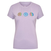 T-shirt de manga curta Imperial Riding Holographics mulher Glicina Violeta
