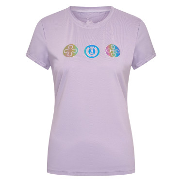 T-shirt de manga curta Imperial Riding Holographics mulher Glicina Violeta T-shirt de manga curta Imperial Riding Holographics mulher Glicina Violeta