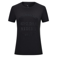 T-shirt de manga curta Imperial Riding Tasha para mulher Preto