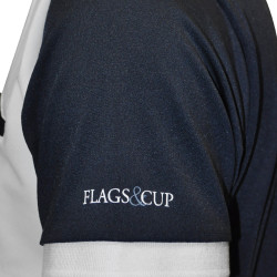 Polo Urbano de mangas curtas infantil Flags & Cup Polo Urbano de mangas curtas infantil Flags & Cup