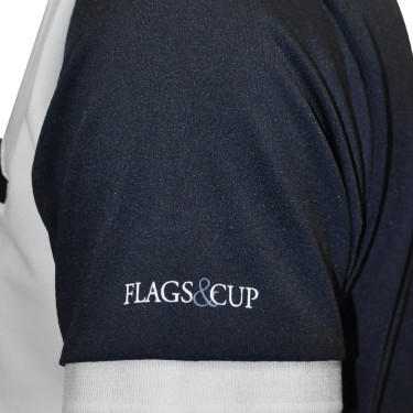 Polo Urbano de mangas curtas infantil Flags & Cup Polo Urbano de mangas curtas infantil Flags & Cup