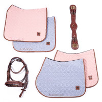 Manta de sela HV Polo Luxi Dressage Espresso Castanho