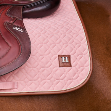 Manta de sela HV Polo Luxi Dressage Rosa bonita