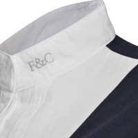 Polo Diamantina feminino de mangas compridas Flags & Cup Azul-marinho Polo Diamantina feminino de mangas compridas Flags & Cup Azul-marinho