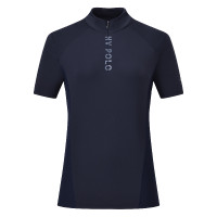 Top de manga curta HV Polo Nellie para mulher Marinho Azul-marinho