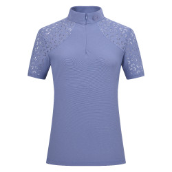 Top de manga curta Imperial Riding Breeze para mulher Bluebell Azul Top de manga curta Imperial Riding Breeze para mulher Bluebell Azul