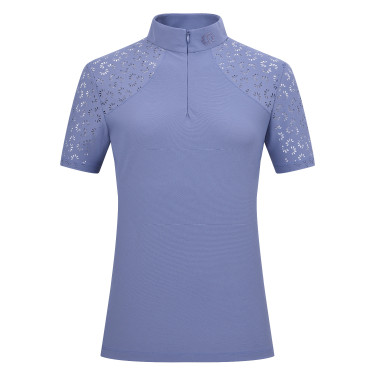 Top de manga curta Imperial Riding Breeze para mulher Bluebell Azul Top de manga curta Imperial Riding Breeze para mulher Bluebell Azul
