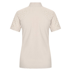 Top de manga curta Imperial Riding Breeze para mulher Cinza / areia Cinzento
