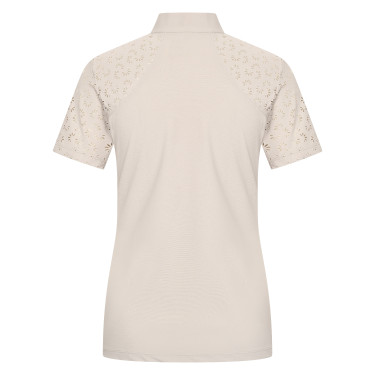 Top de manga curta Imperial Riding Breeze para mulher Cinza / areia Cinzento