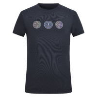 Top de manga curta Imperial Riding Holographics Kids Preto