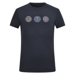 Top de manga curta Imperial Riding Holographics Kids Preto