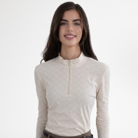 Top de mangas compridas HV Polo Nadia Kit Branco