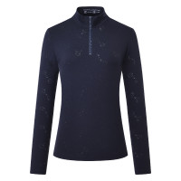 Top de manga comprida HV Polo Nardia mulher Marinho Azul-marinho