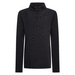 Top de manga comprida Imperial Riding Jamy mesh Kids Preto