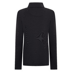 Top de manga comprida Imperial Riding Jamy mesh Kids Preto