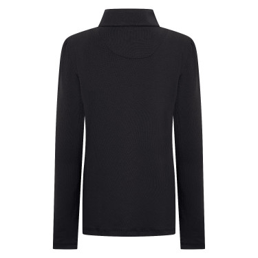 Top de manga comprida Imperial Riding Jamy mesh Kids Preto