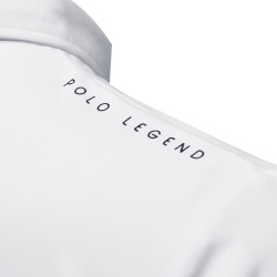 Polo masculino Urbano de mangas compridas Flags & Cup Branco