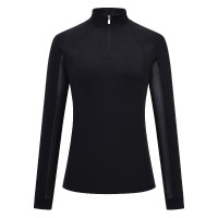 Top de manga comprida Imperial Riding Katya feminino Preto