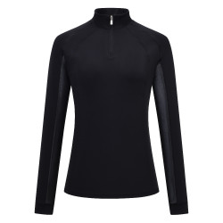 Top de manga comprida Imperial Riding Katya feminino Preto