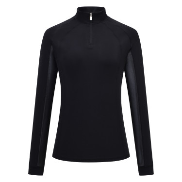 Top de manga comprida Imperial Riding Katya feminino Preto